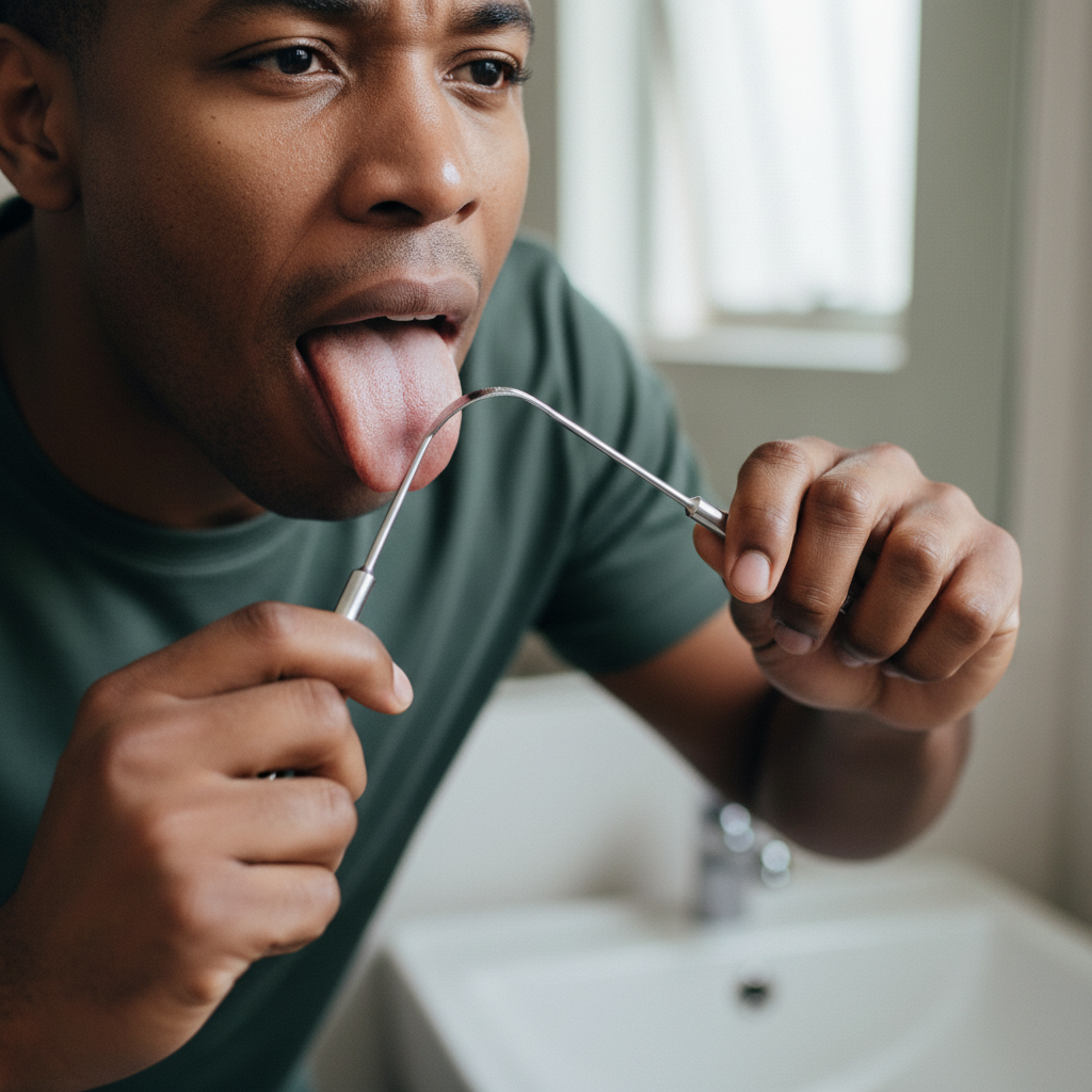 Ultra-Realistic Tongue Scraper Demo
